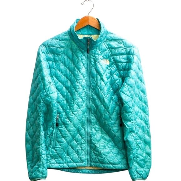 THE NORTH FACE ThermoBall Full-Zip Teal Jacket XS - Picture 2 of 9